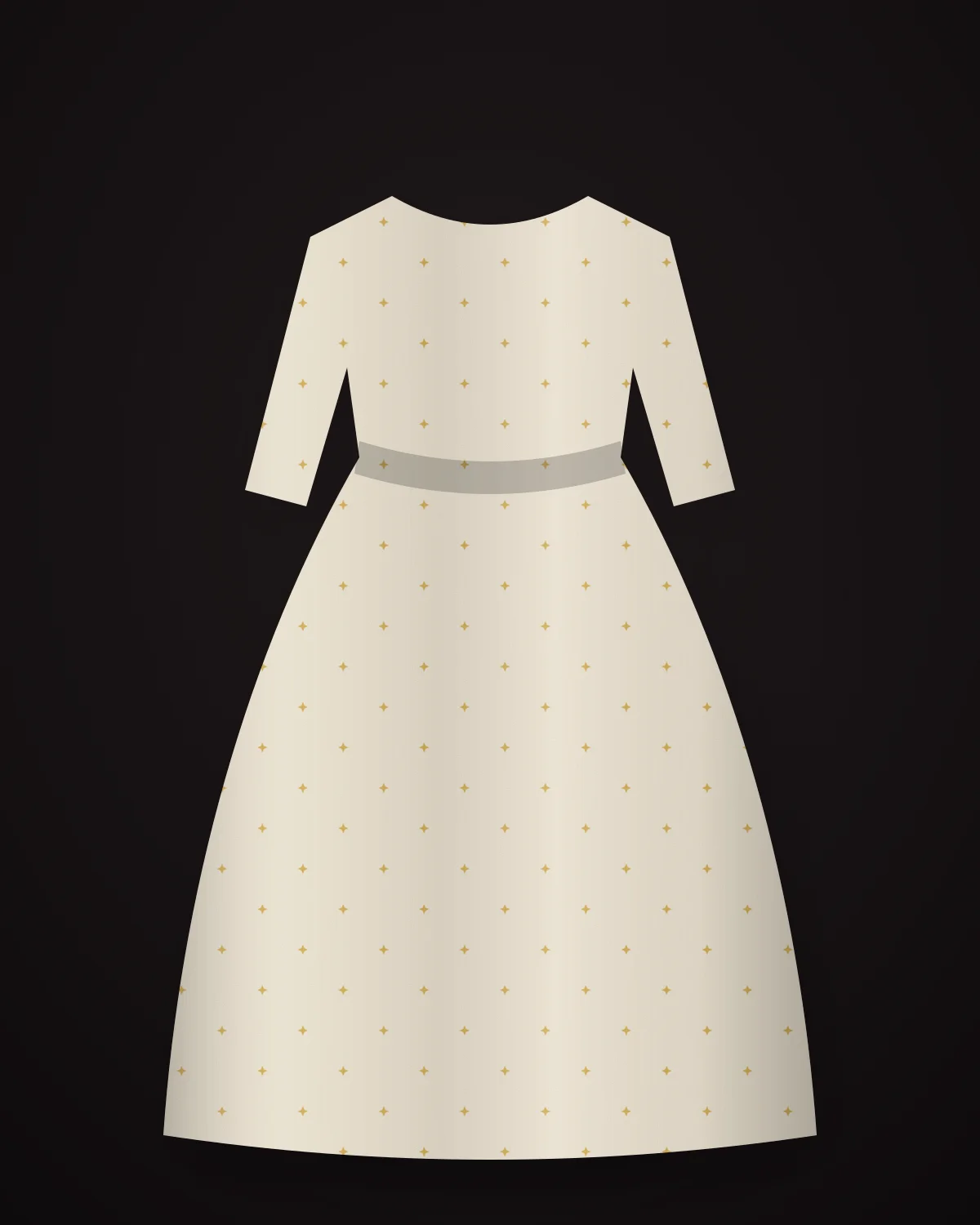 Ivory Gota Anarkali
